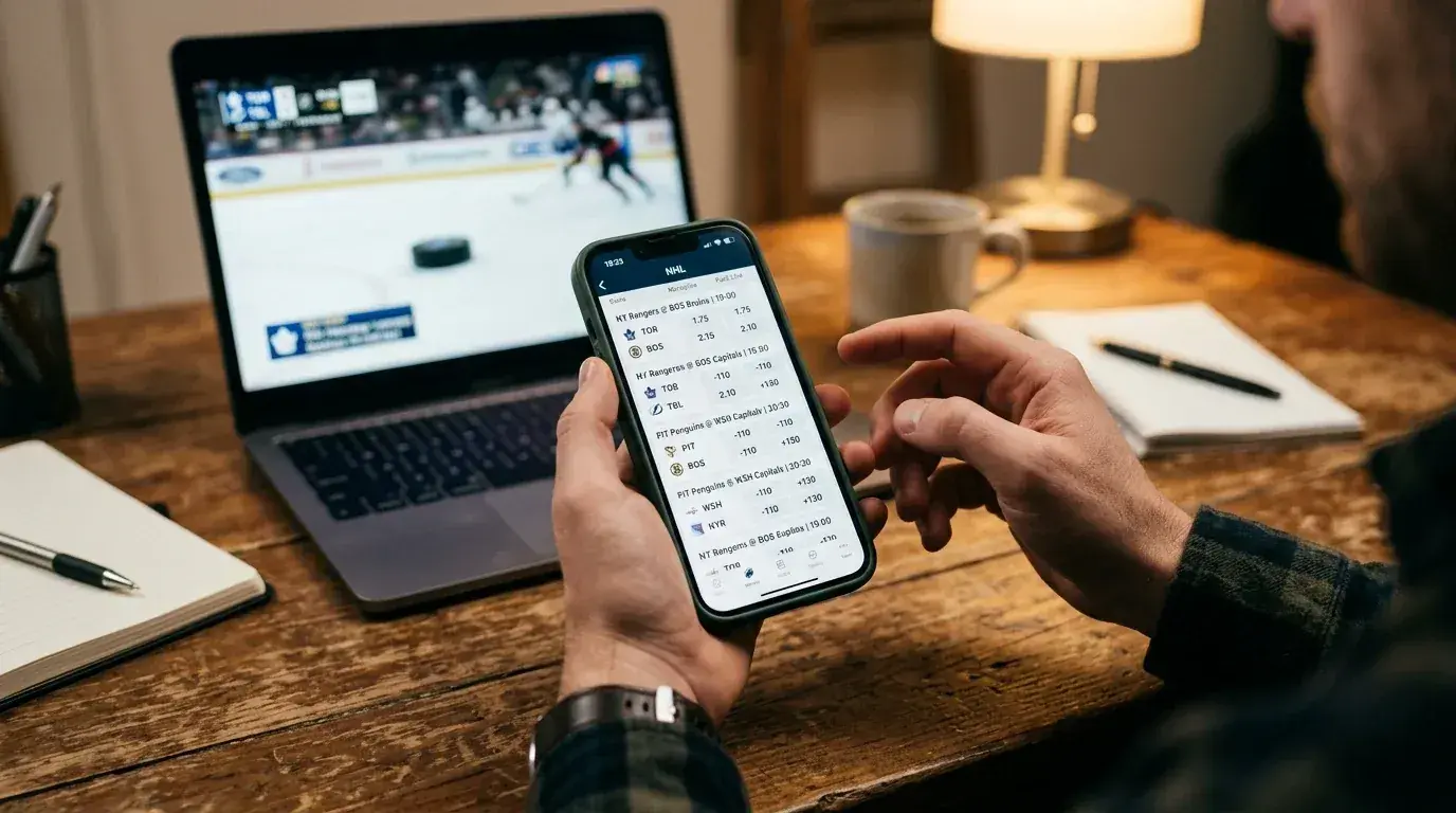 NHL-vetotyypit: moneyline, puck line ja yli/alle -vetojen vertailu